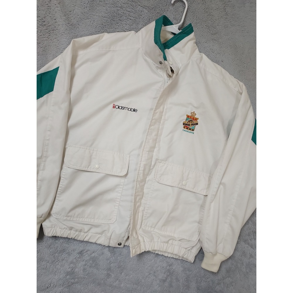 Vintage NCAA Final Four 1994 Jacket Mens Large Charlotte K Products White Lined